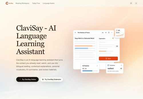 ClaviSay - Language Learning