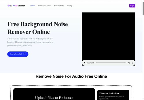 AI Voice Cleaner - Noise cancellation