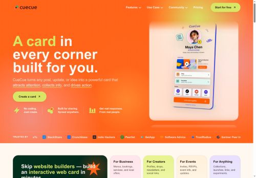 CueCue - Landing Page Generator logo