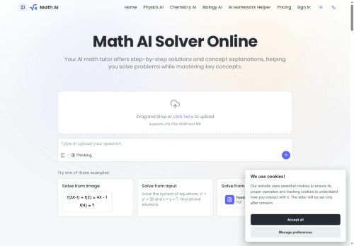 MathGPT AI - Homework assistant