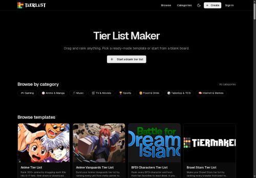 Tierlist AI - Gaming logo