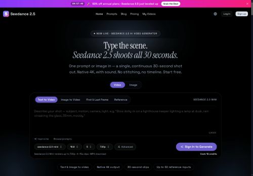 seedance25ai.im - Text-to-video logo