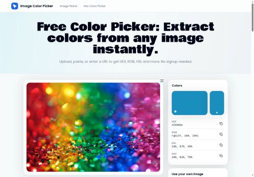 Image Color Picker - Image Analysis