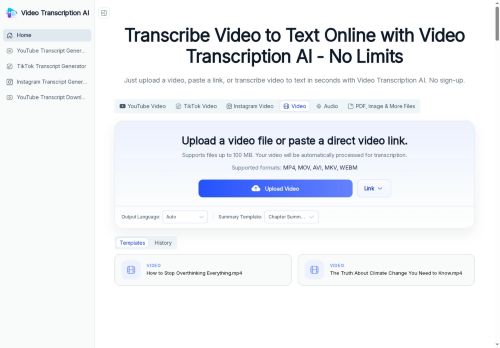 VideoTranscription AI - Transcriber logo