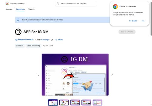 IG DM Bot - Soleads - Social Media logo