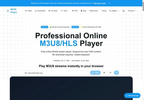 m3u8 player online - Utilities