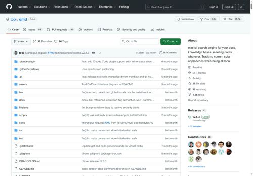 QMD - Query Markup Documents - Document management logo