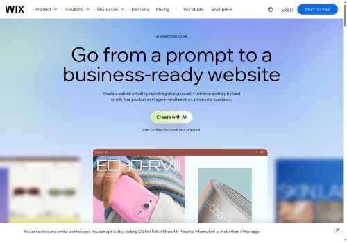 WIX AI website builder - AI website builder logo
