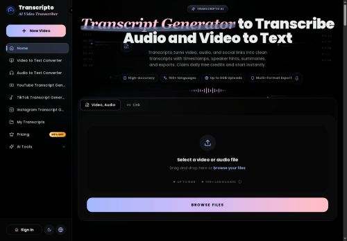 Transcripto - Transcriber logo