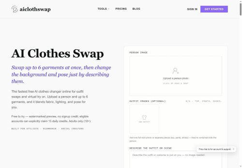 AIClothSwap - Fashion