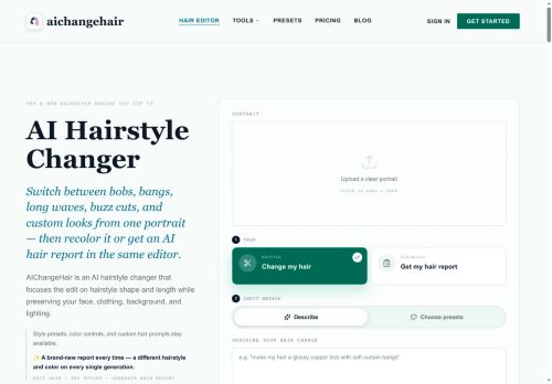 AIChangeHair - Beauty logo