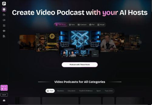 PodcastorAI - Podcasting logo