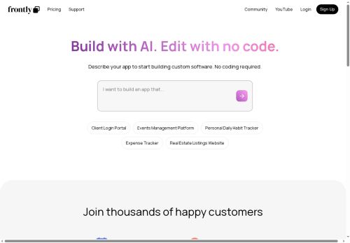 Frontly - App Builder logo