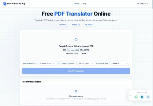 PDFTranslator.org - Translation logo