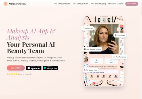 Makeup Check AI - Beauty logo