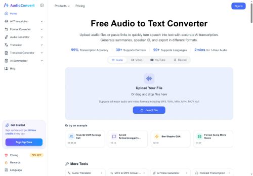 AudioConvert - Transcriber logo