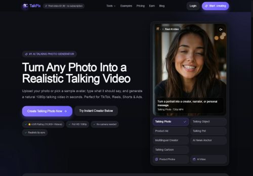Talkpix AI - Personalized videos logo
