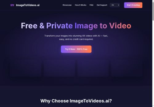 ImageToVideos.ai - Video generation
