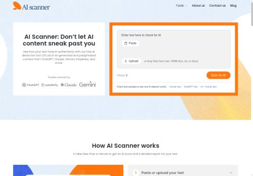 AIScanner.io - AI Detection