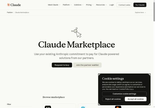 Claude MarketPlace - Human resources