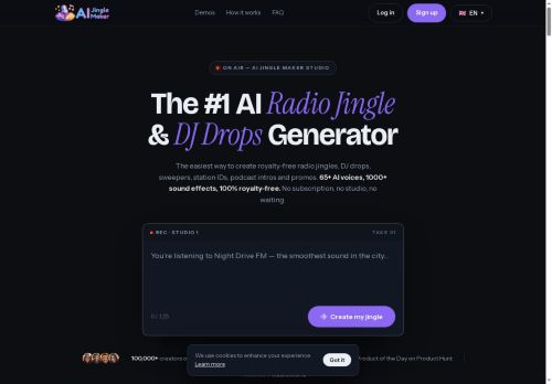 AI Jingle Maker - Audio generation