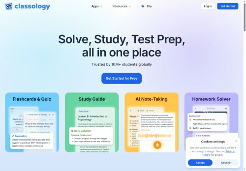Classology AI - Homework assistant logo