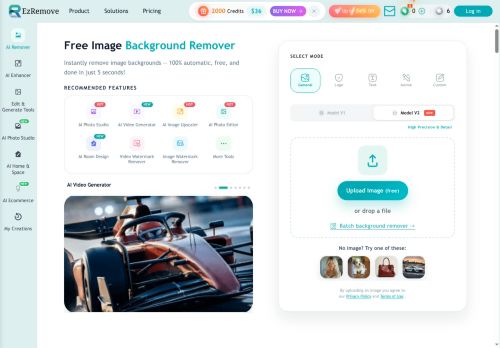 AI background remover - Background Removal