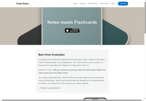 flashnotes.com - Text-to-speech