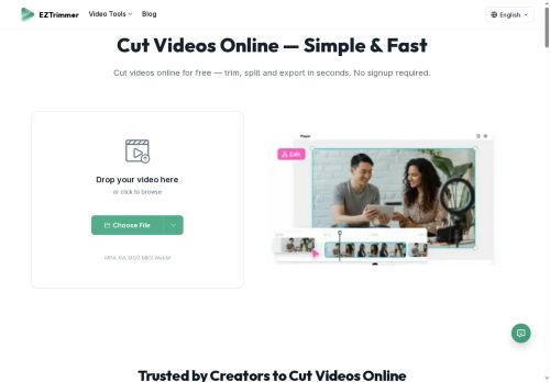 EZTrimmer - Video Editing logo