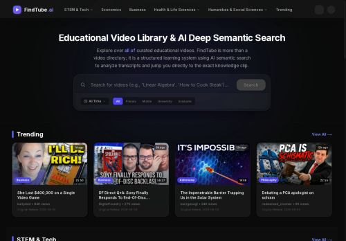 Findtube.AI - Search engine logo