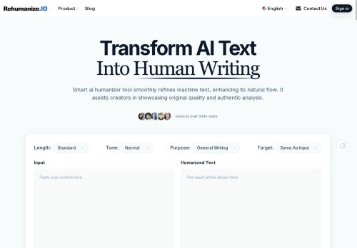 Rehumanize.io - Paraphraser logo