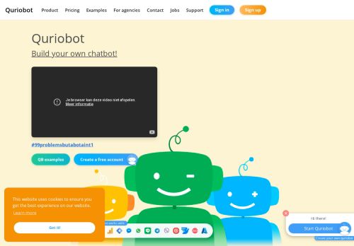 Quriobot - Chatbot builder