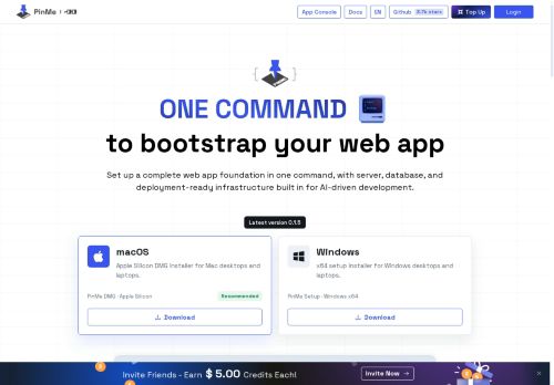 PinMe - Web Development