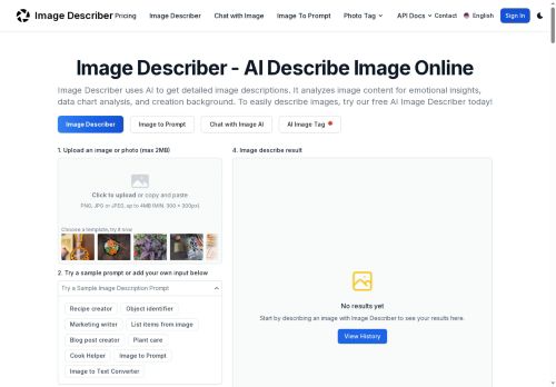 imagedescriber.app - Image Analysis logo