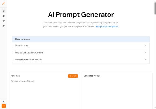 Promtist - Text-to-video