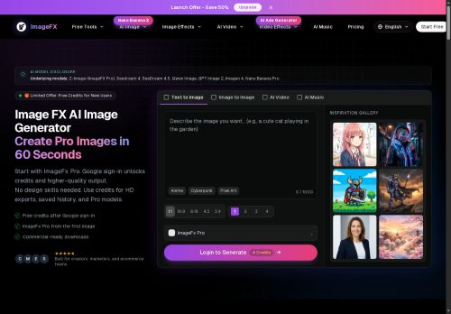 ImageFX - Image generation logo