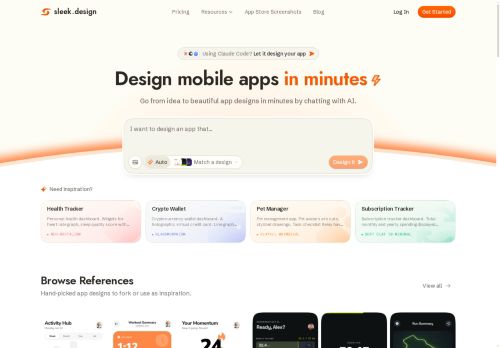 Sleek.design - UI Generation logo