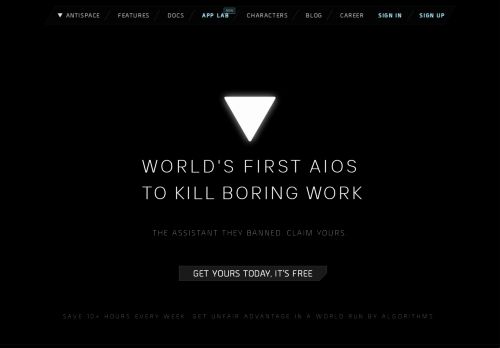 anti.space - Personal assistant logo
