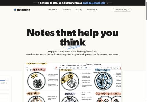 notability.com - Study assistant logo