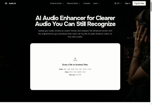 AudioAI.io - Noise cancellation logo