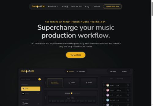lemonaide.ai - Music logo