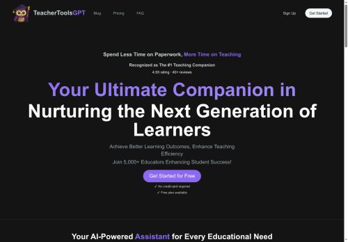 TeacherToolsGPT - Teacher assistant