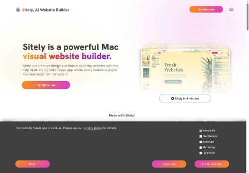Sitely.app - AI website builder logo
