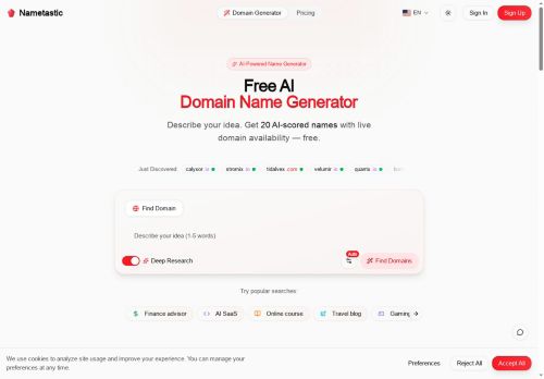Nametastic - Name generator logo