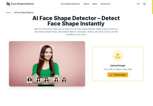 Face Shape Detector - Beauty
