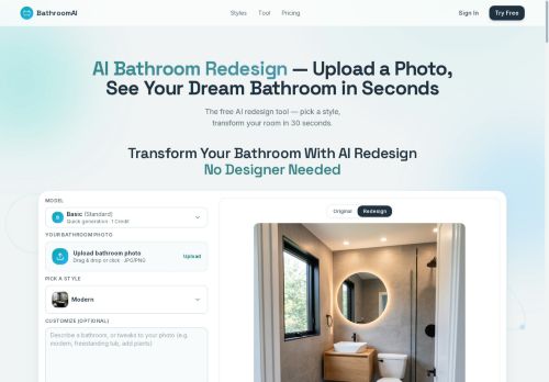 AIbathroomredesign.com - Interior design