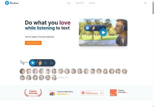 Readvox - Text-to-speech logo