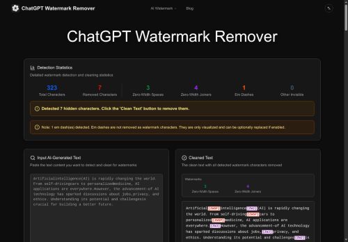 ChatGPT Watermark Remover - Text-to-video