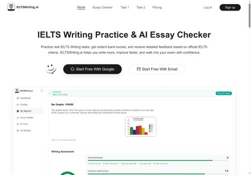 IELTS Writing AI - Grammar checker logo