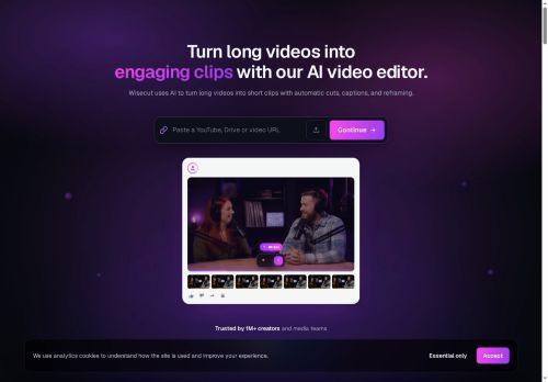 Wisecut AI - Video Editing